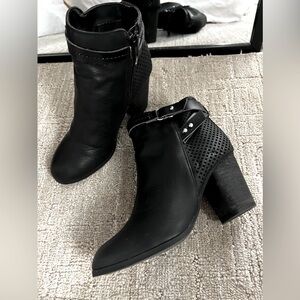 Madden girl, black ankle boots